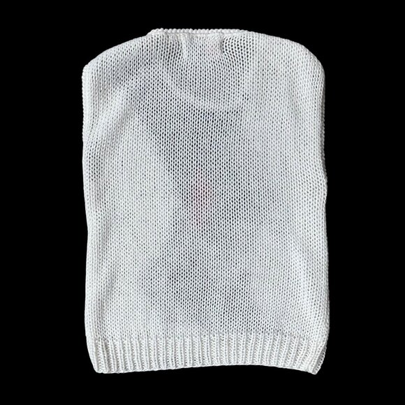 Vintage Sweater Vest 1980s Hand Knitted Geometric Country Concepts Korea Medium - Picture 3 of 4